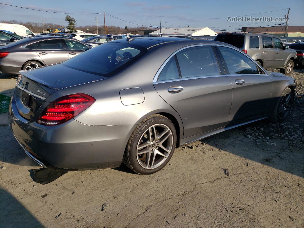 2019 Mercedes-benz S 560 4matic Silver vin: WDDUG8GB5KA425882