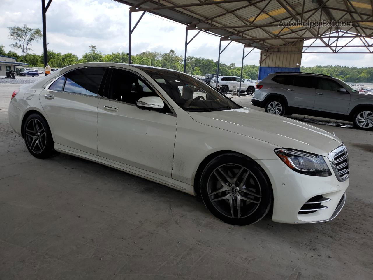 2019 Mercedes-benz S 560 4matic White vin: WDDUG8GB6KA447812