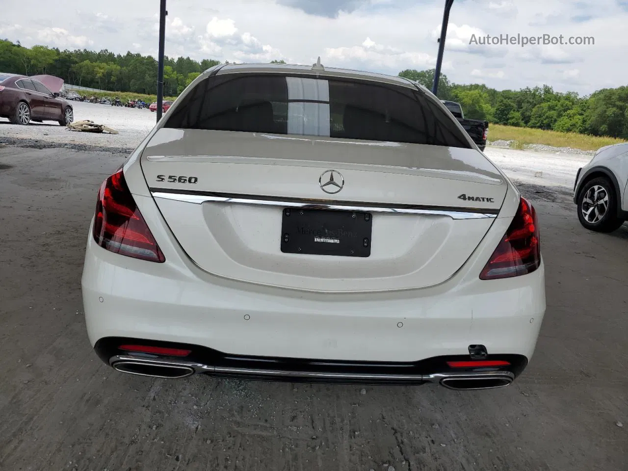 2019 Mercedes-benz S 560 4matic White vin: WDDUG8GB6KA447812