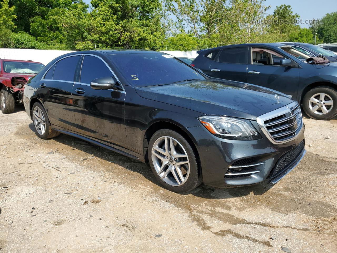 2019 Mercedes-benz S 560 4matic Charcoal vin: WDDUG8GB7KA443381