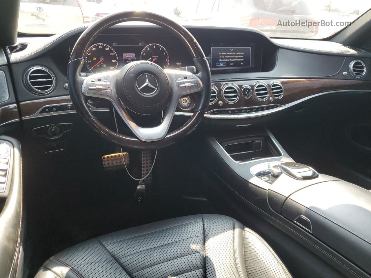 2019 Mercedes-benz S 560 4matic Charcoal vin: WDDUG8GB7KA443381