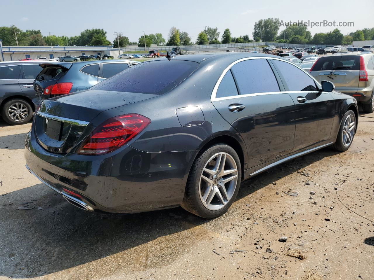 2019 Mercedes-benz S 560 4matic Charcoal vin: WDDUG8GB7KA443381