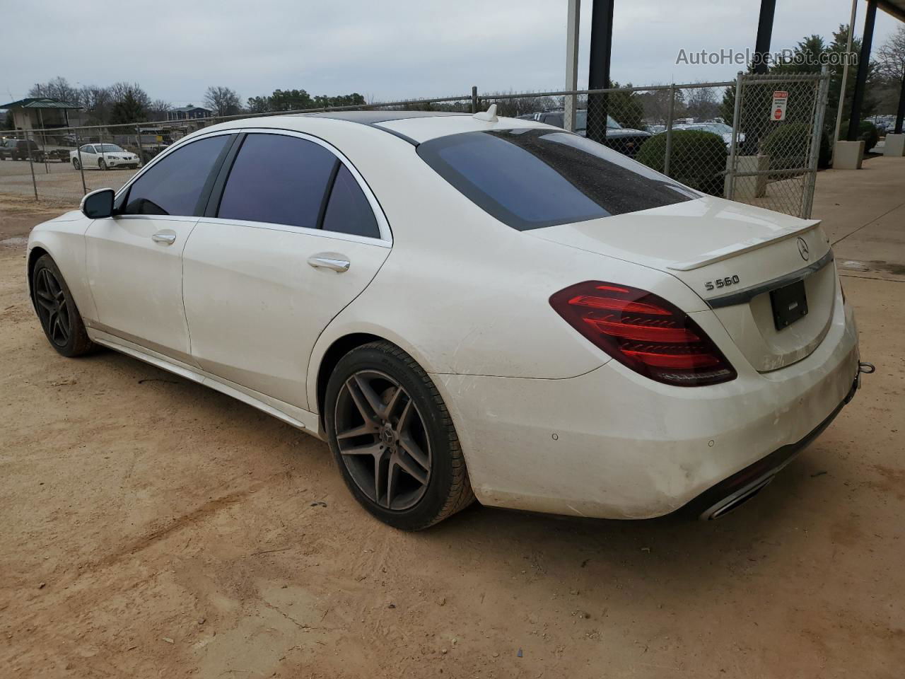 2019 Mercedes-benz S 560 4matic White vin: WDDUG8GB7KA490426