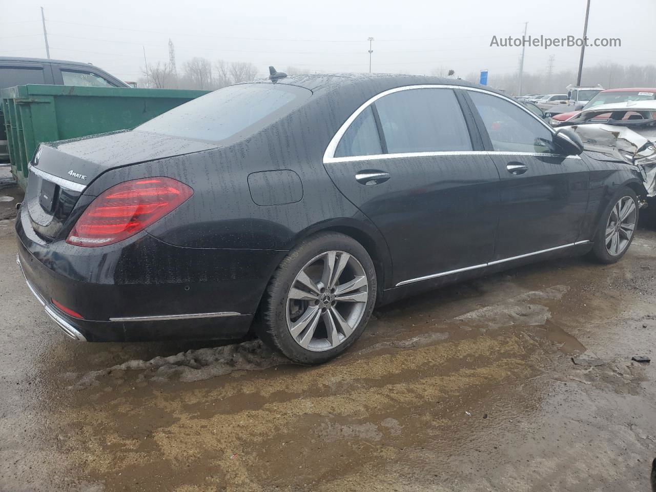 2019 Mercedes-benz S 560 4matic Черный vin: WDDUG8GB8KA457810