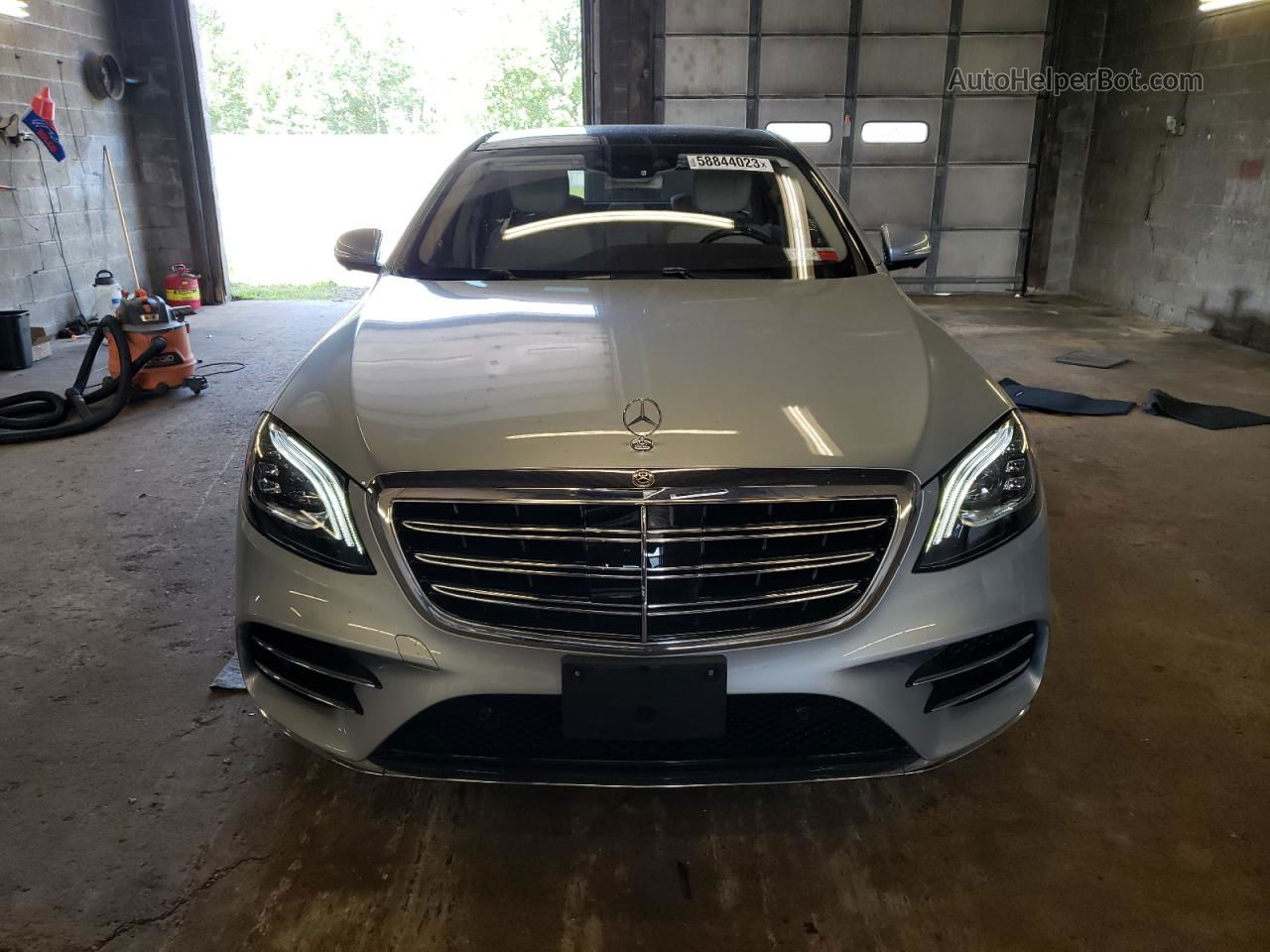 2019 Mercedes-benz S 560 4matic Silver vin: WDDUG8GB8KA458326