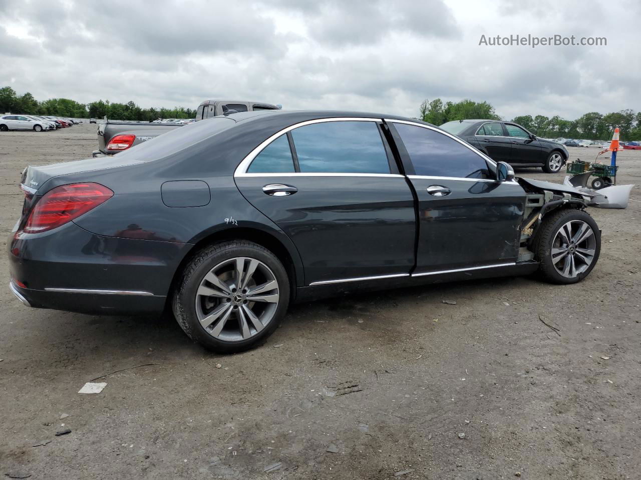 2019 Mercedes-benz S 560 4matic Black vin: WDDUG8GB8KA463820