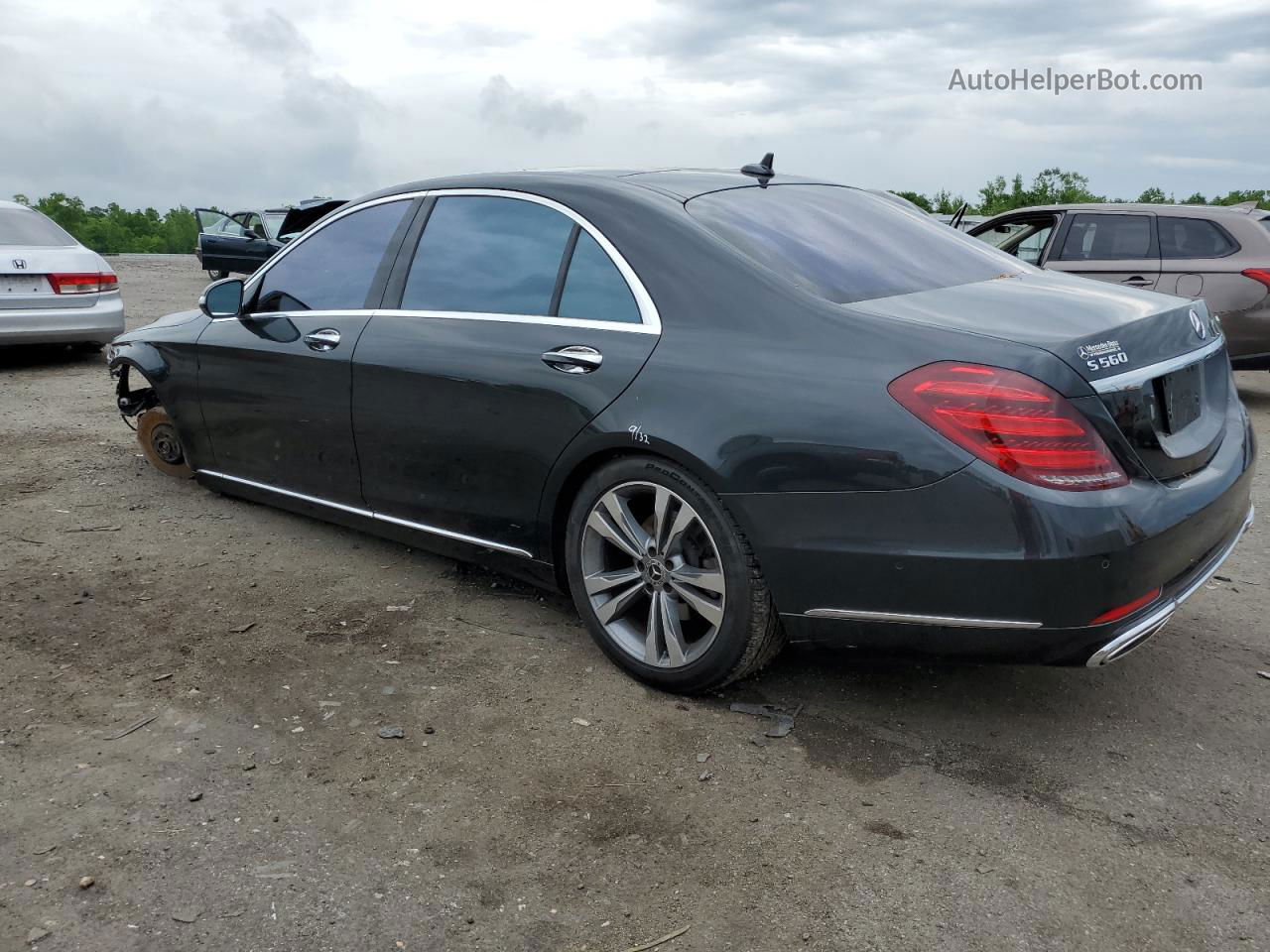 2019 Mercedes-benz S 560 4matic Black vin: WDDUG8GB8KA463820