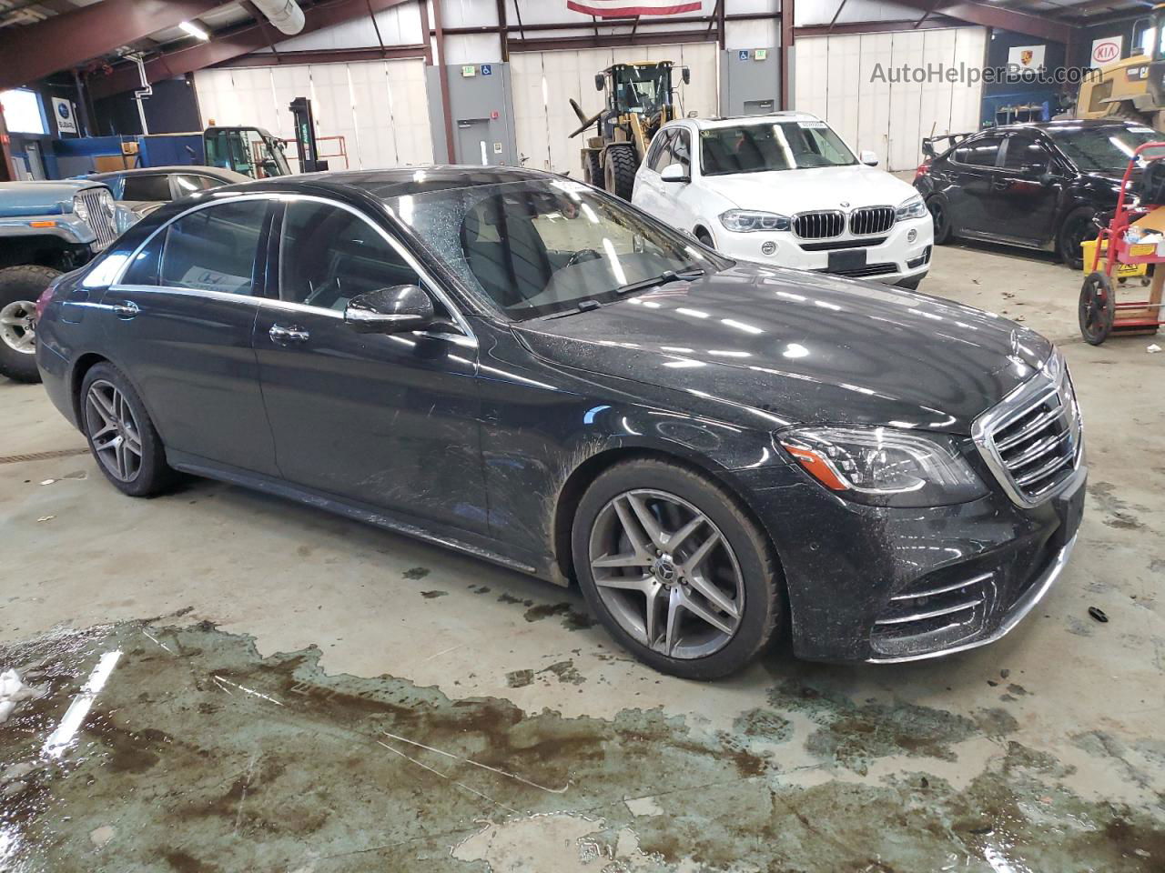 2019 Mercedes-benz S 560 4matic Black vin: WDDUG8GB9KA431720