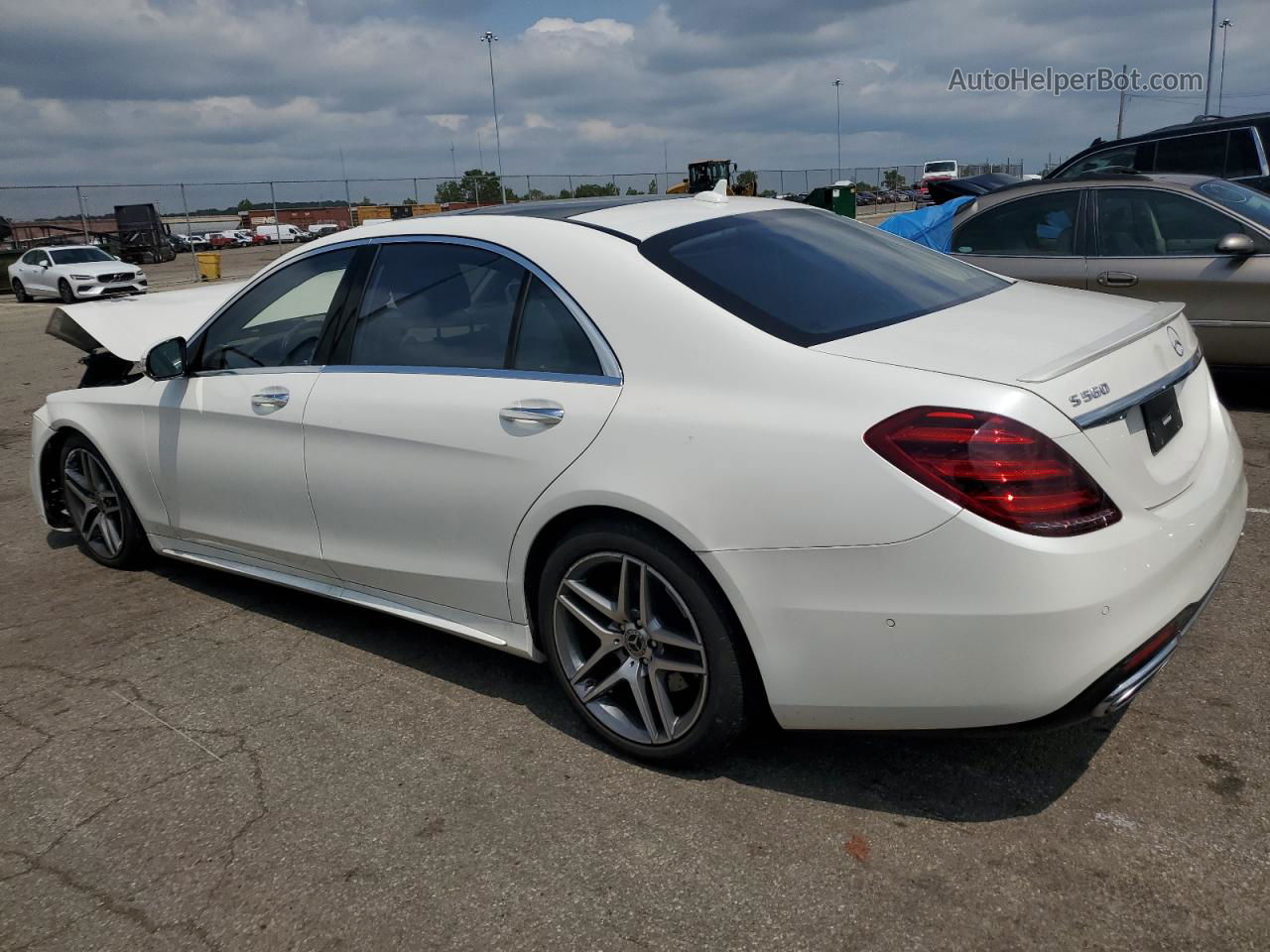 2019 Mercedes-benz S 560 4matic White vin: WDDUG8GB9KA448940