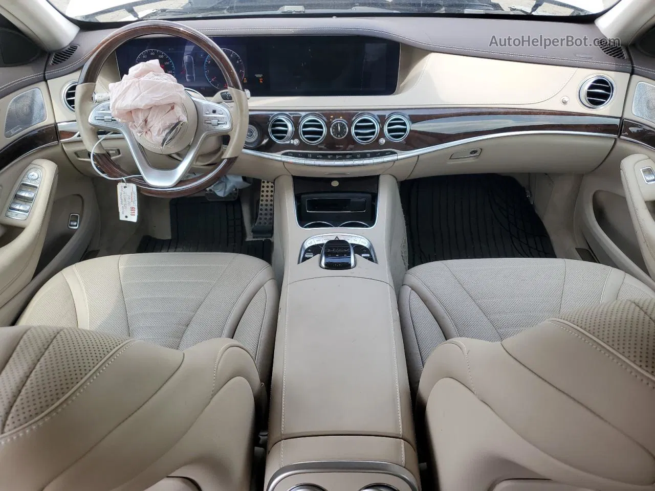 2019 Mercedes-benz S 560 4matic White vin: WDDUG8GB9KA448940