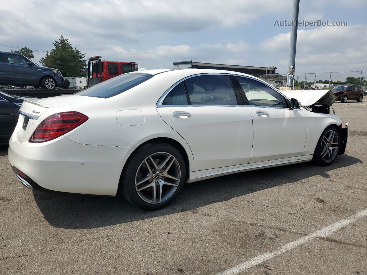 2019 Mercedes-benz S 560 4matic White vin: WDDUG8GB9KA448940