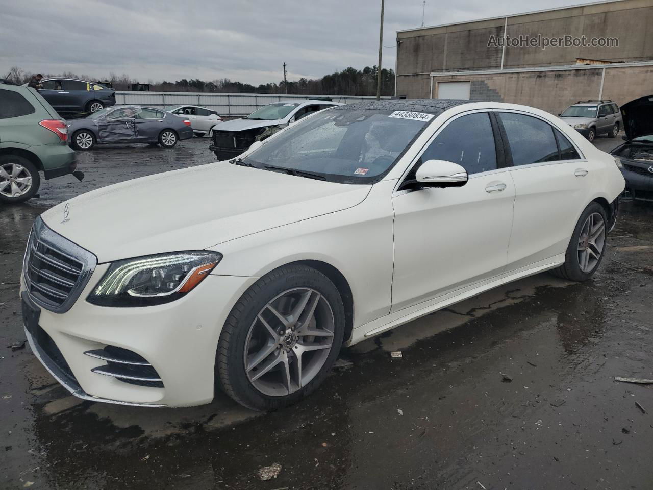 2019 Mercedes-benz S 560 4matic White vin: WDDUG8GB9KA470890