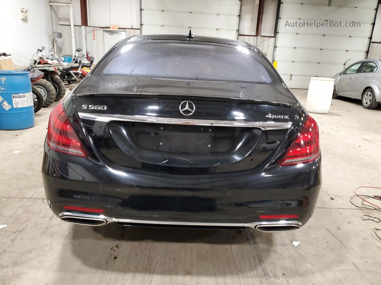 2019 Mercedes-benz S 560 4matic Black vin: WDDUG8GB9KA473904