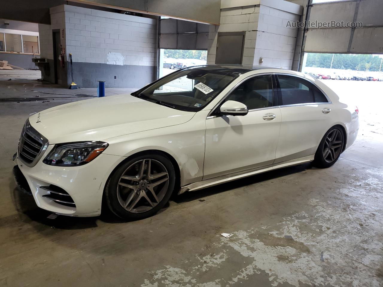 2019 Mercedes-benz S 560 4matic White vin: WDDUG8GBXKA429166