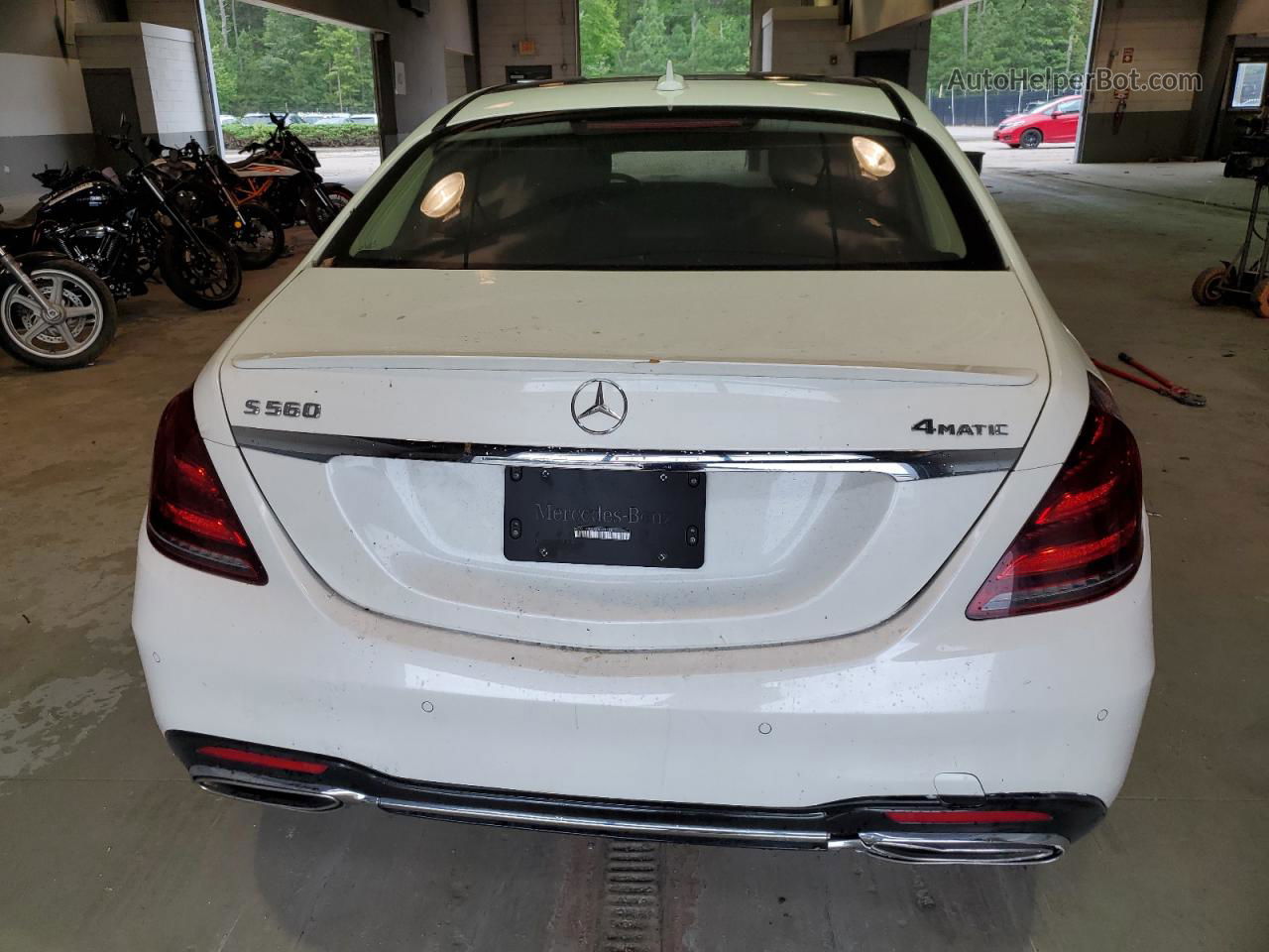 2019 Mercedes-benz S 560 4matic White vin: WDDUG8GBXKA429166