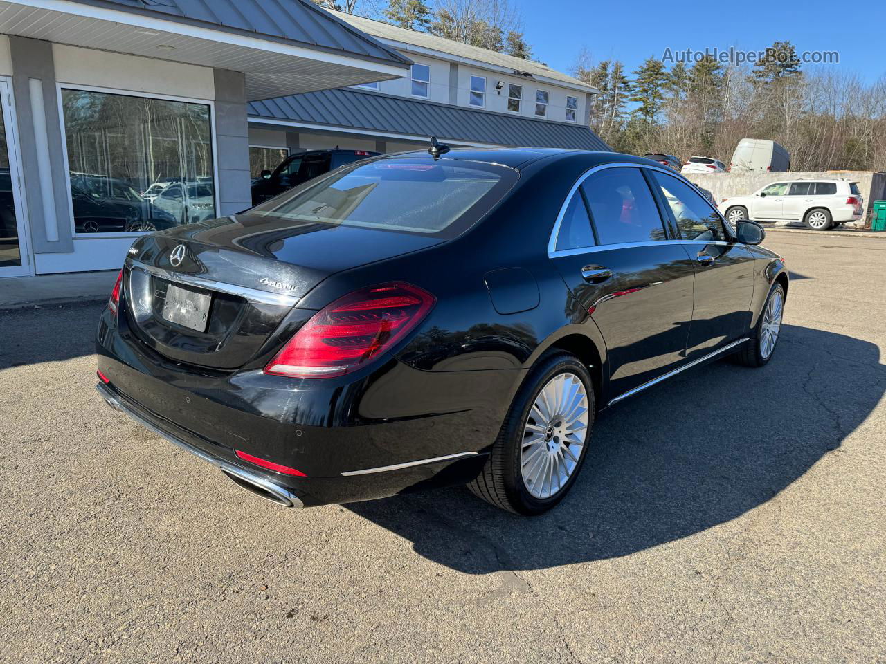 2019 Mercedes-benz S 560 4matic Черный vin: WDDUG8GBXKA437378