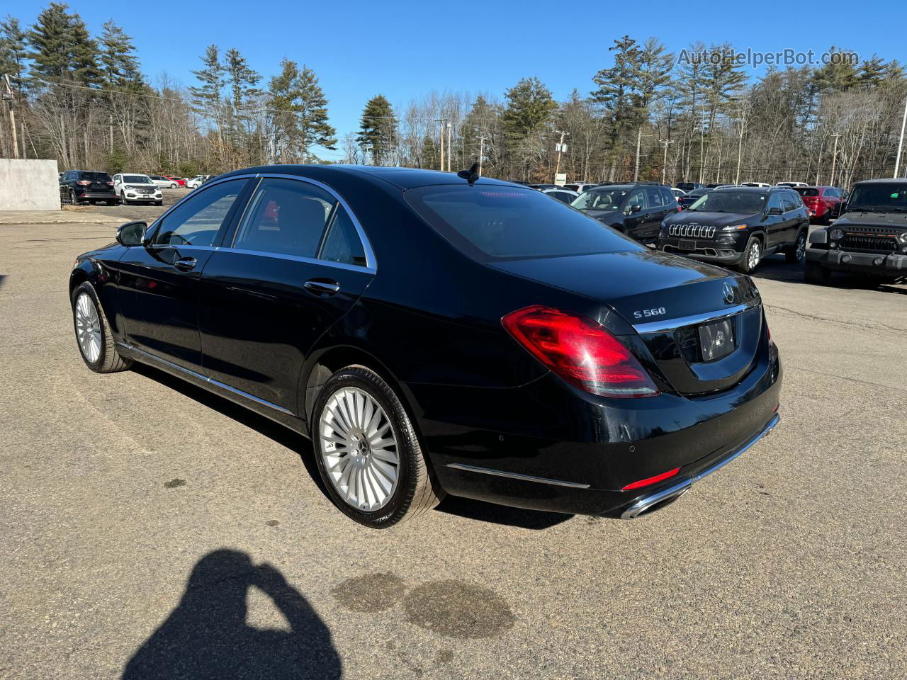 2019 Mercedes-benz S 560 4matic Black vin: WDDUG8GBXKA437378