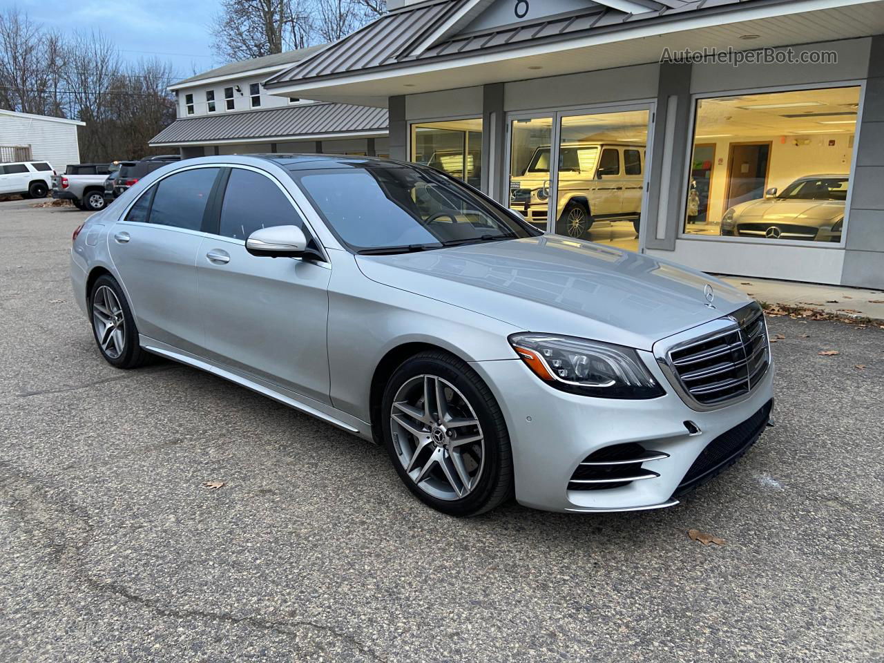 2019 Mercedes-benz S 560 4matic Silver vin: WDDUG8GBXKA462877