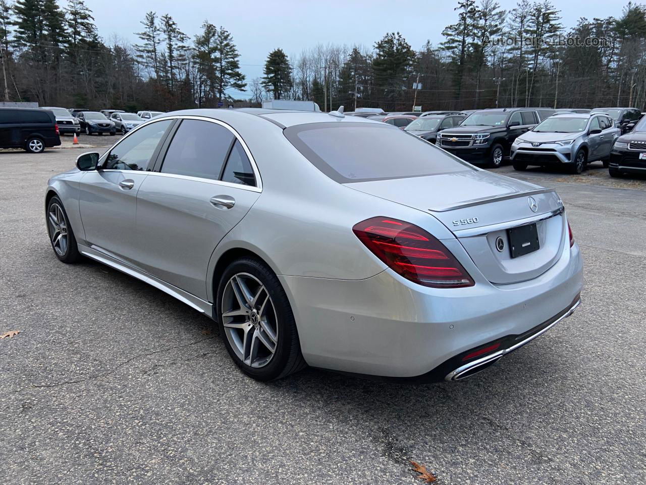 2019 Mercedes-benz S 560 4matic Silver vin: WDDUG8GBXKA462877