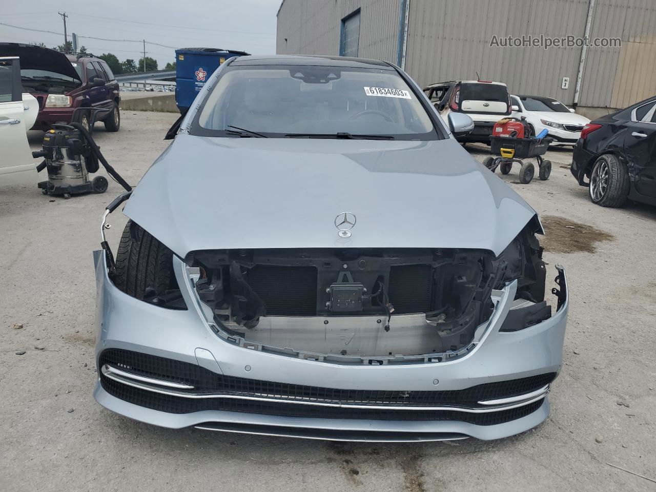 2019 Mercedes-benz S 560 4matic Silver vin: WDDUG8GBXKA463124