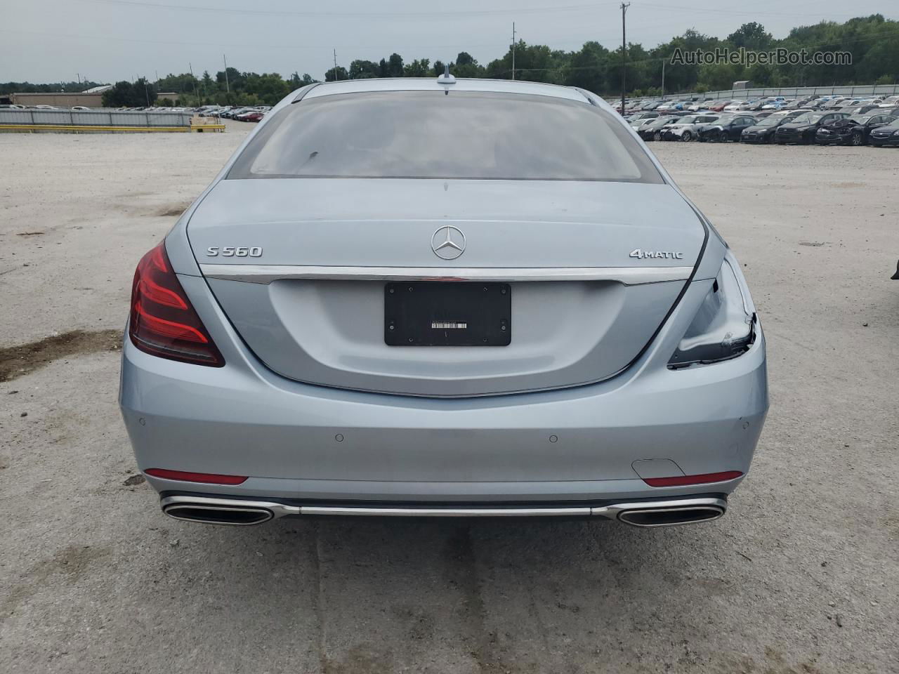 2019 Mercedes-benz S 560 4matic Silver vin: WDDUG8GBXKA463124