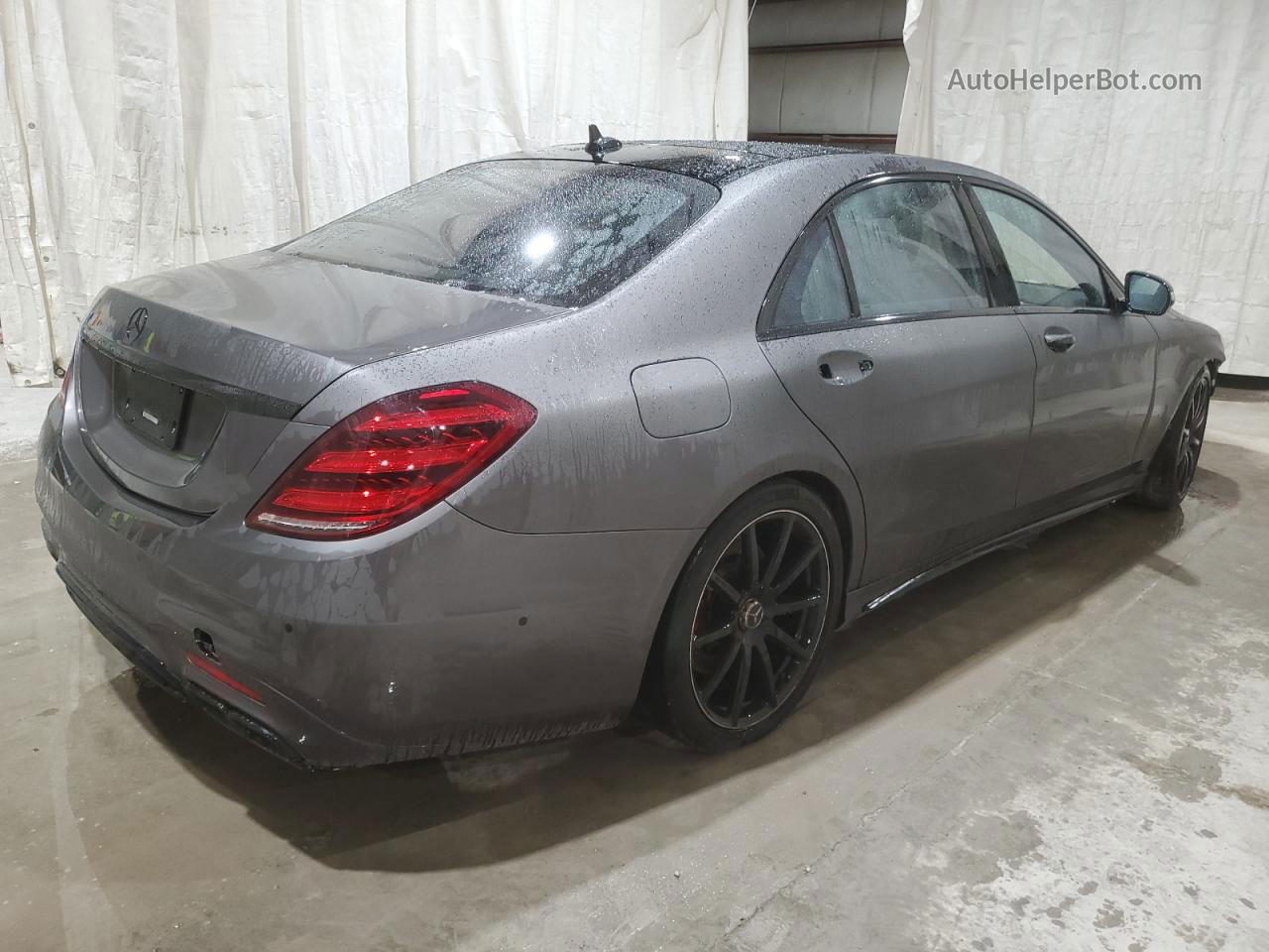 2019 Mercedes-benz S 63 Amg 4matic Gray vin: WDDUG8JB3KA453947