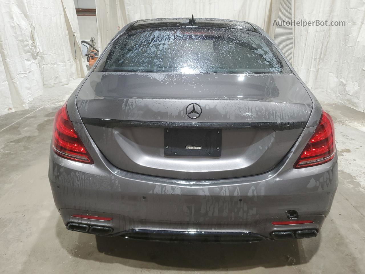 2019 Mercedes-benz S 63 Amg 4matic Gray vin: WDDUG8JB3KA453947