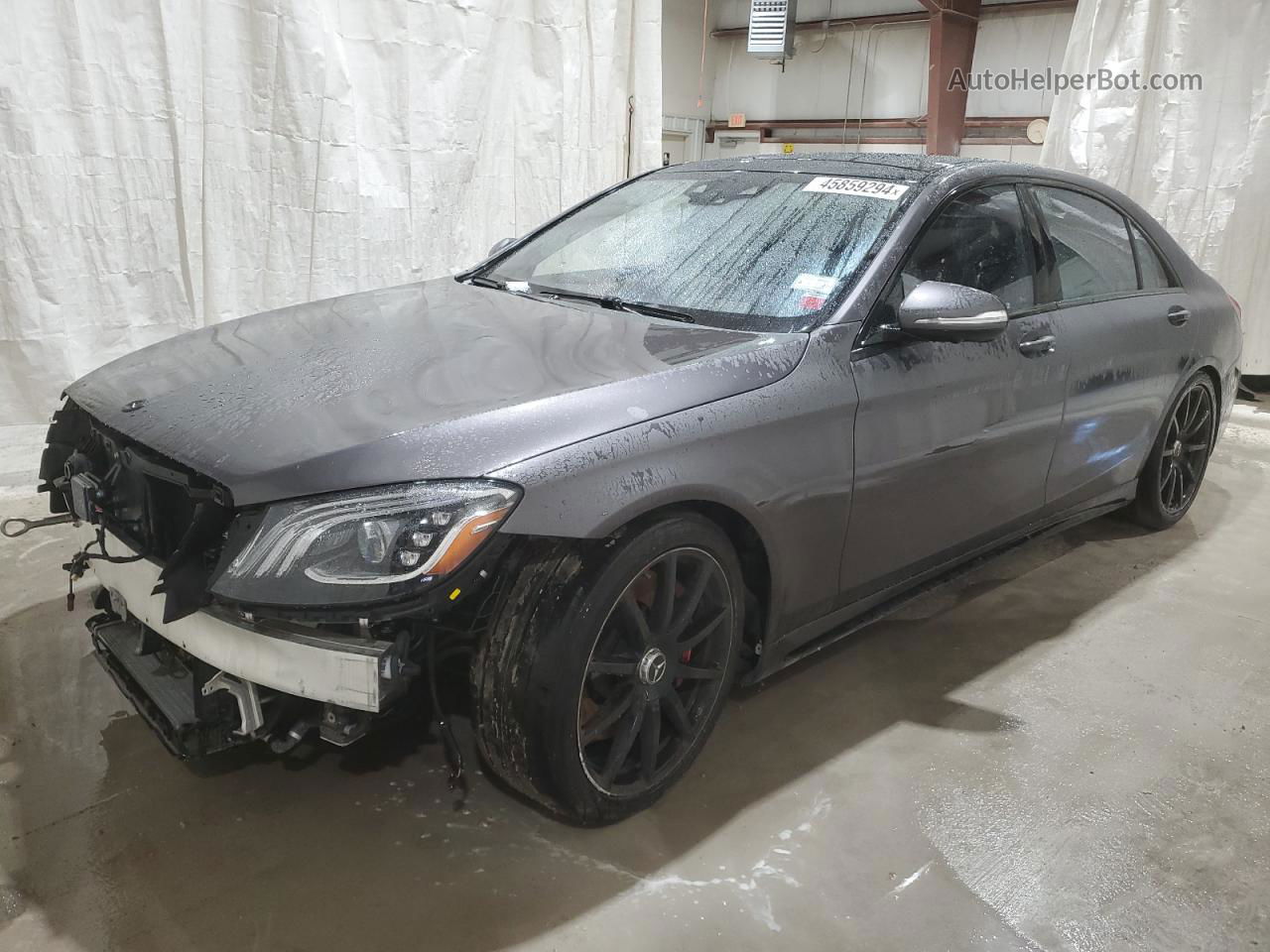 2019 Mercedes-benz S 63 Amg 4matic Gray vin: WDDUG8JB3KA453947