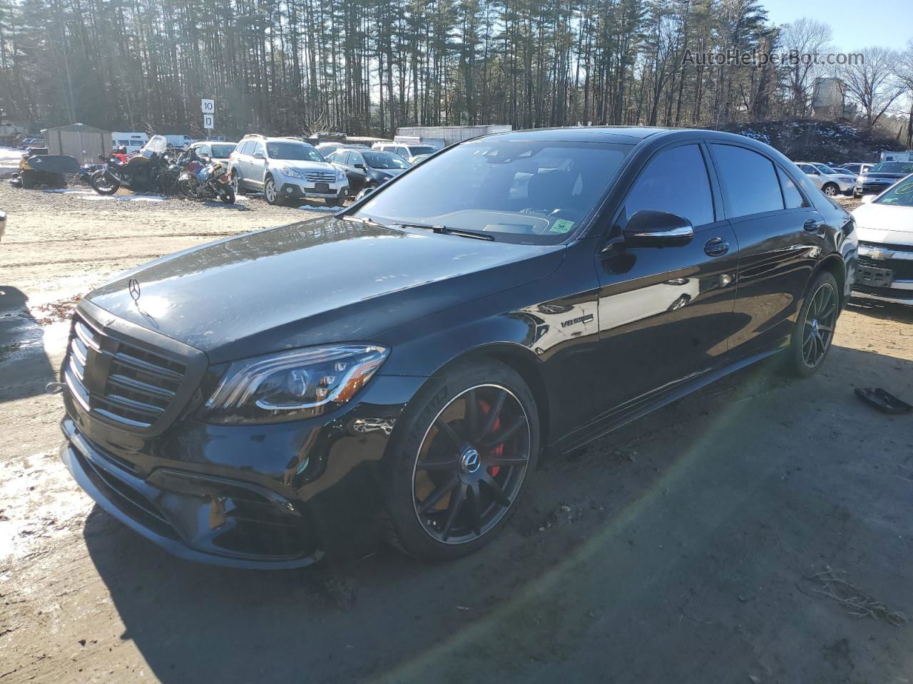 2019 Mercedes-benz S 63 Amg 4matic Black vin: WDDUG8JB3KA467976