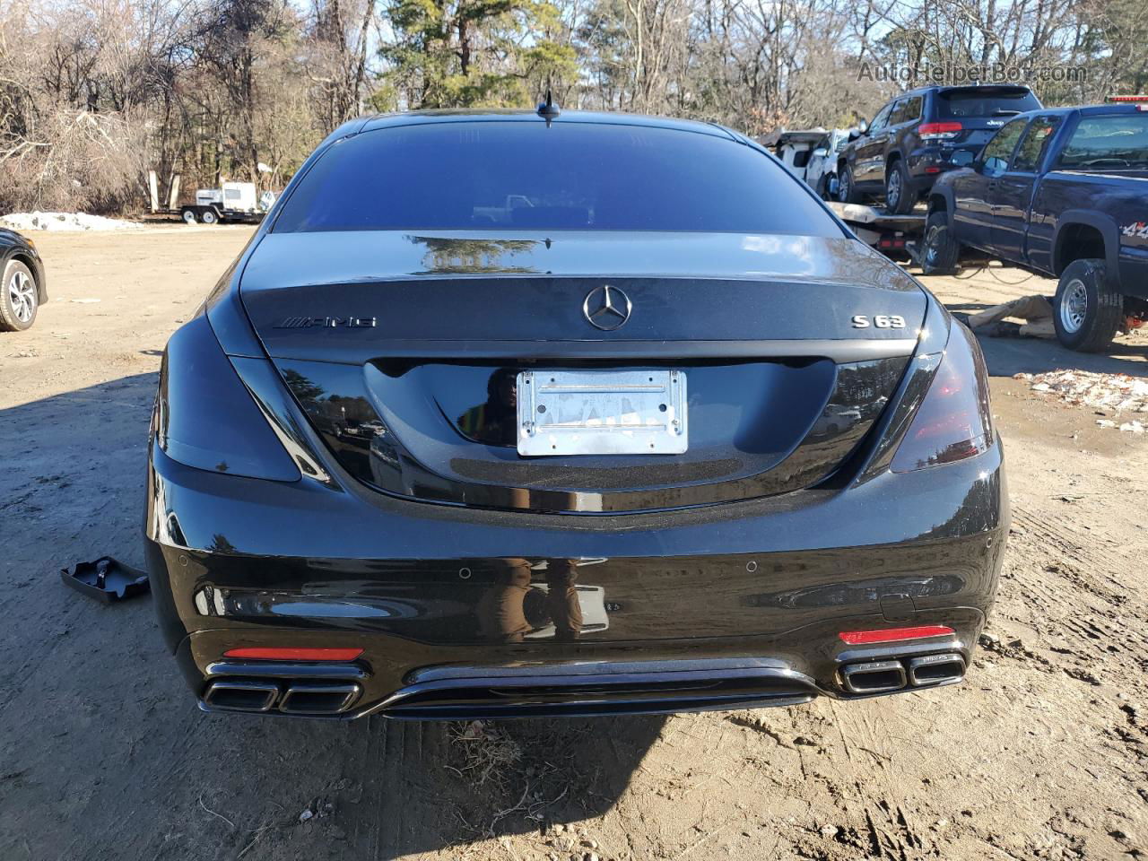 2019 Mercedes-benz S 63 Amg 4matic Black vin: WDDUG8JB3KA467976