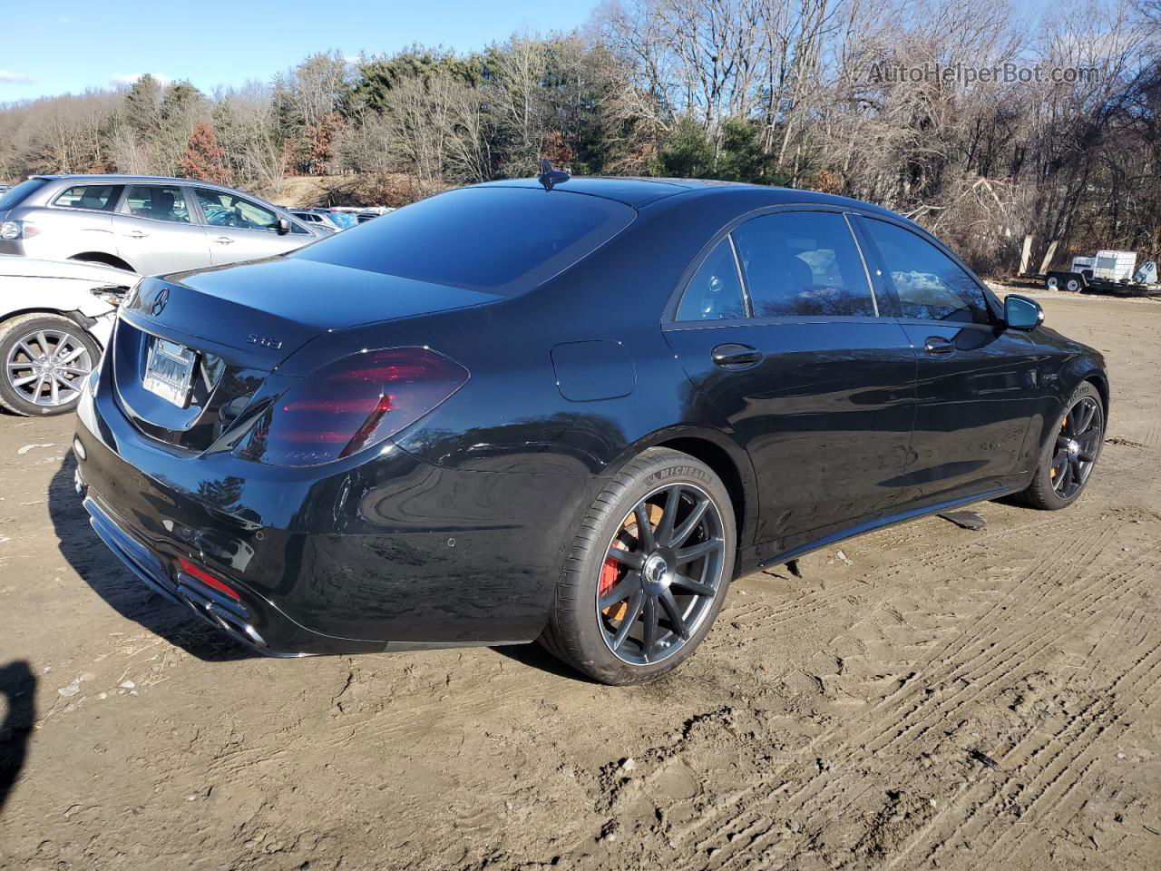 2019 Mercedes-benz S 63 Amg 4matic Black vin: WDDUG8JB3KA467976