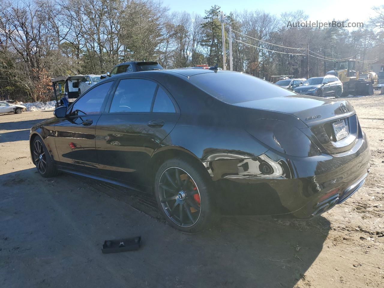 2019 Mercedes-benz S 63 Amg 4matic Black vin: WDDUG8JB3KA467976