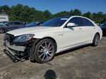 2019 Mercedes-benz S 63 Amg 4matic White vin: WDDUG8JB5KA432730