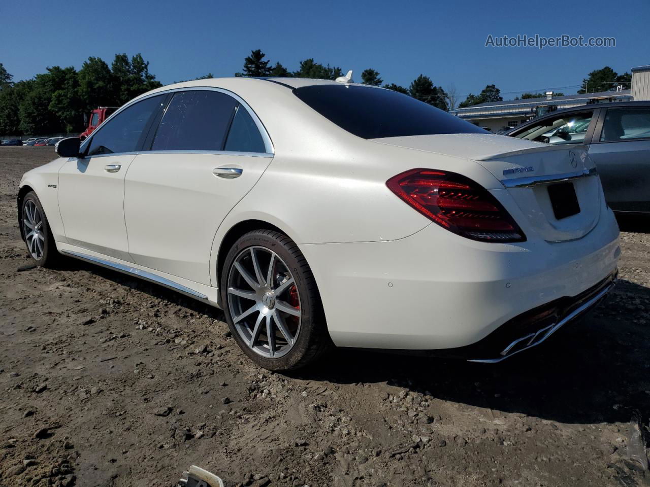 2019 Mercedes-benz S 63 Amg 4matic White vin: WDDUG8JB5KA432730