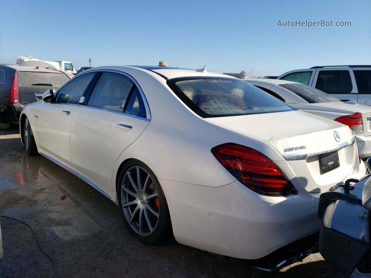 2019 Mercedes-benz S 63 Amg 4matic White vin: WDDUG8JB6KA433935