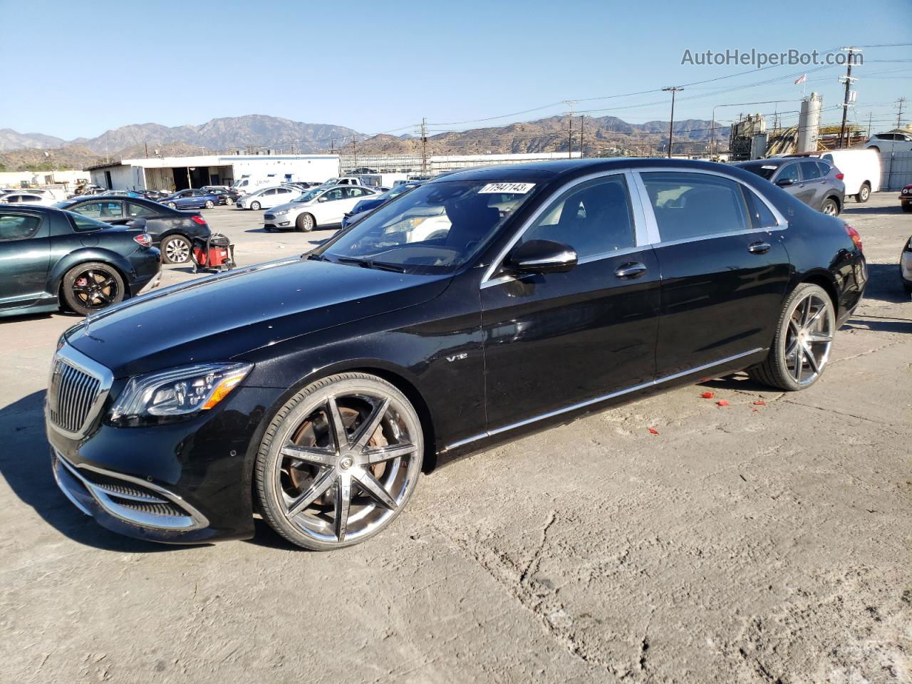 2019 Mercedes-benz S Mercedes-maybach S650 Black vin: WDDUX8AB4KA440513