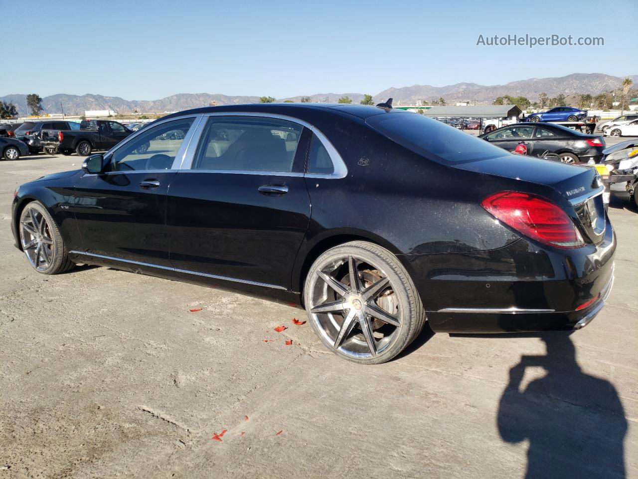 2019 Mercedes-benz S Mercedes-maybach S650 Black vin: WDDUX8AB4KA440513