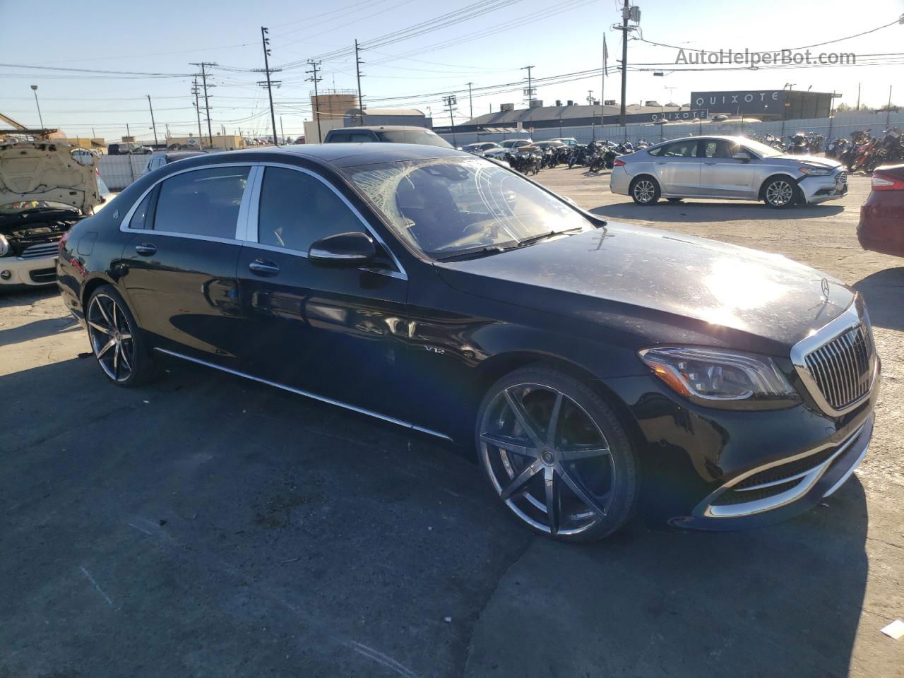 2019 Mercedes-benz S Mercedes-maybach S650 Black vin: WDDUX8AB4KA440513