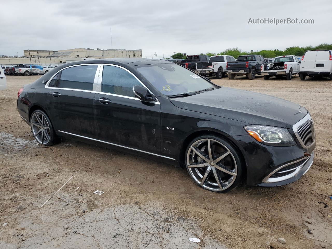 2019 Mercedes Benz S Class Maybach S650 Черный vin: WDDUX8AB4KA440513