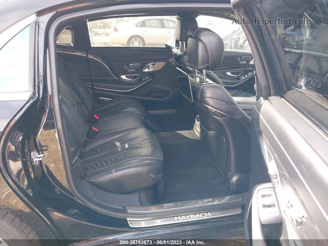 2019 Mercedes-benz Maybach S 560 4matic Black vin: WDDUX8GB4KA430734
