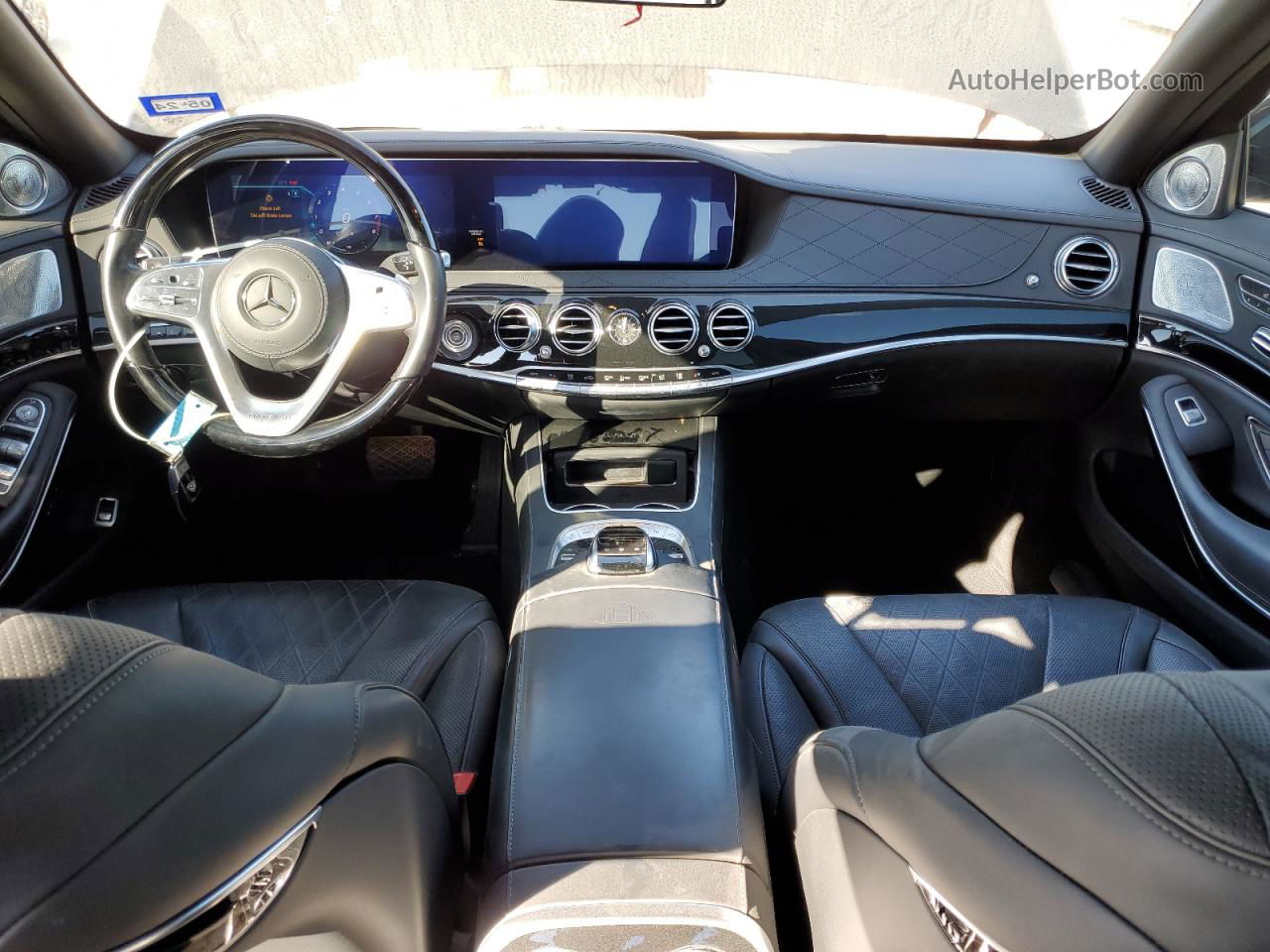 2019 Mercedes-benz S Mercedes-maybach S560 4matic Черный vin: WDDUX8GB6KA483273