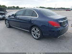 2019 Mercedes-benz C 300   Dark Blue vin: WDDWF8DB1KR518691