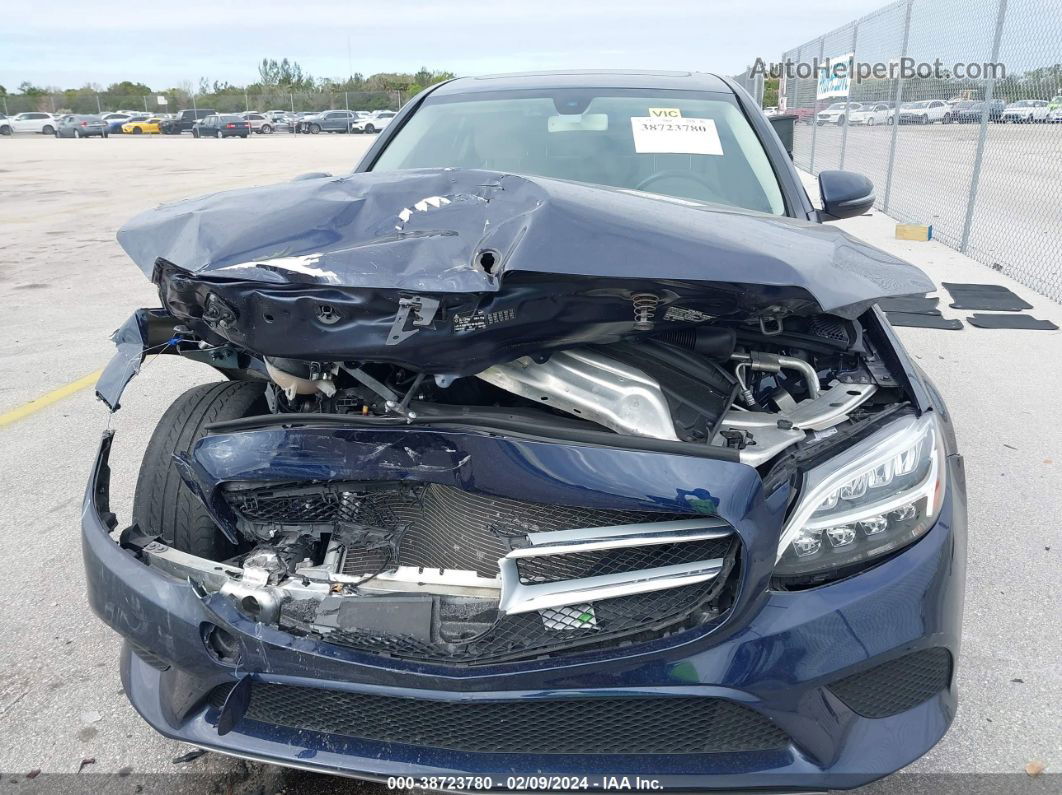 2019 Mercedes-benz C 300   Dark Blue vin: WDDWF8DB1KR518691