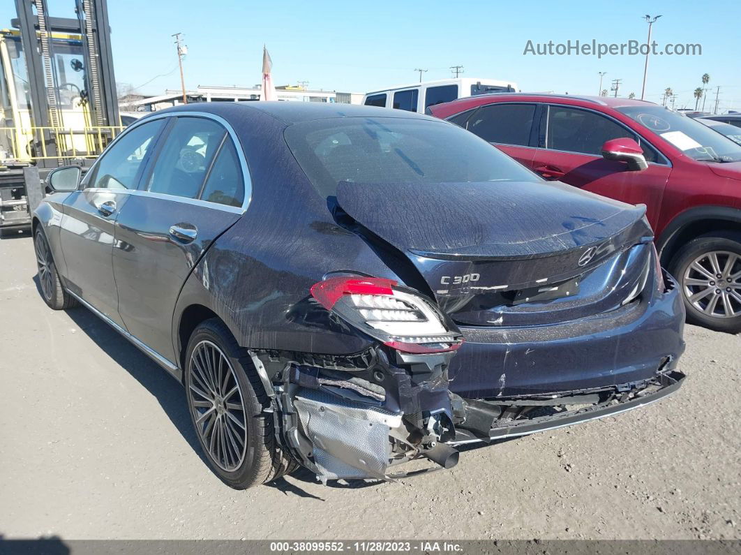 2019 Mercedes-benz C 300 Blue vin: WDDWF8DB1KR519596