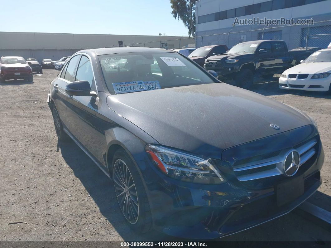 2019 Mercedes-benz C 300 Blue vin: WDDWF8DB1KR519596