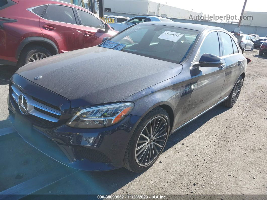 2019 Mercedes-benz C 300 Blue vin: WDDWF8DB1KR519596