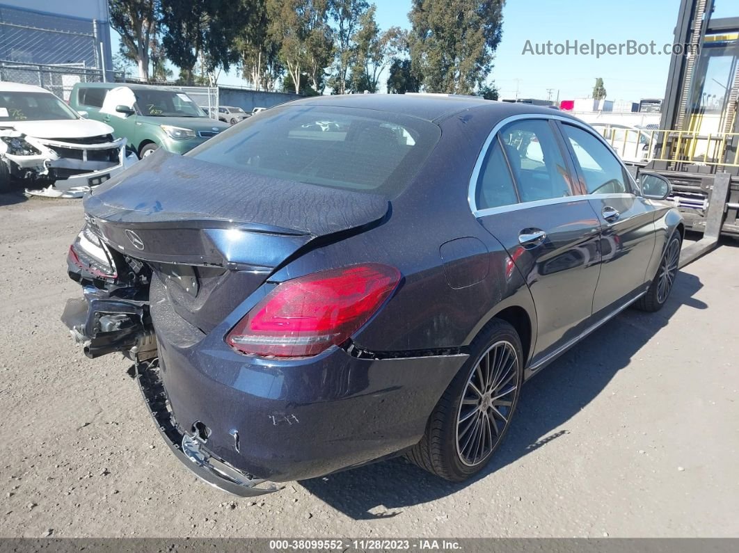 2019 Mercedes-benz C 300 Blue vin: WDDWF8DB1KR519596