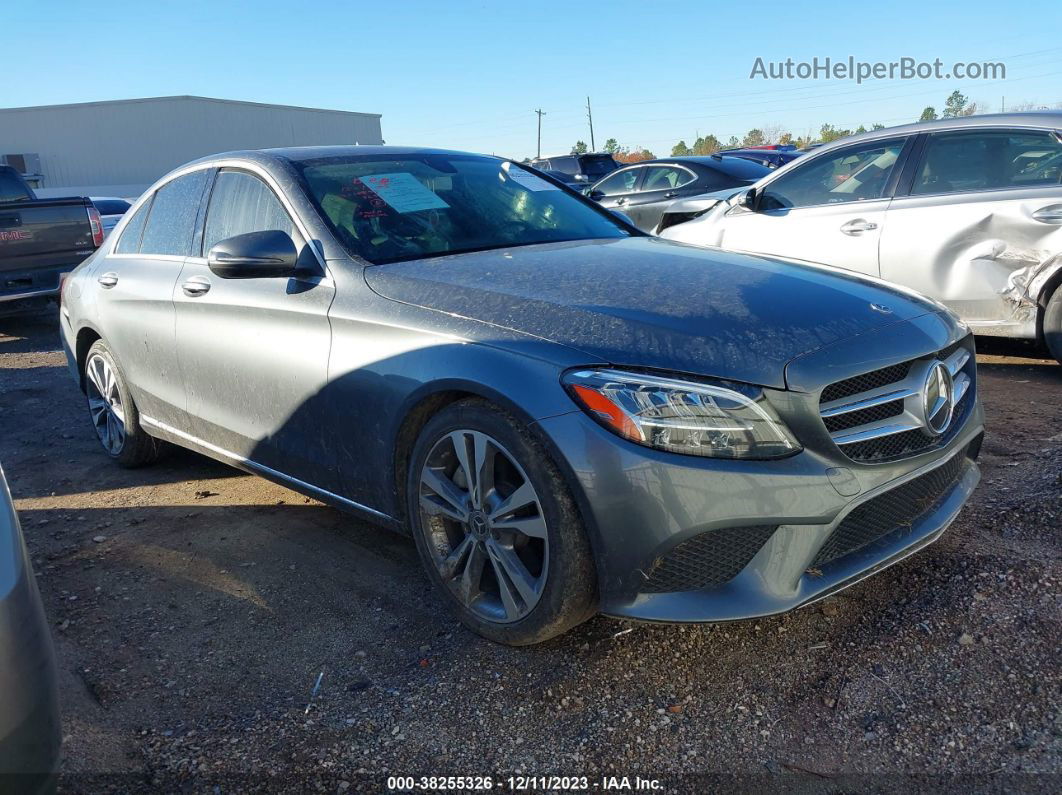 2019 Mercedes-benz C 300   Gray vin: WDDWF8DB1KR519601