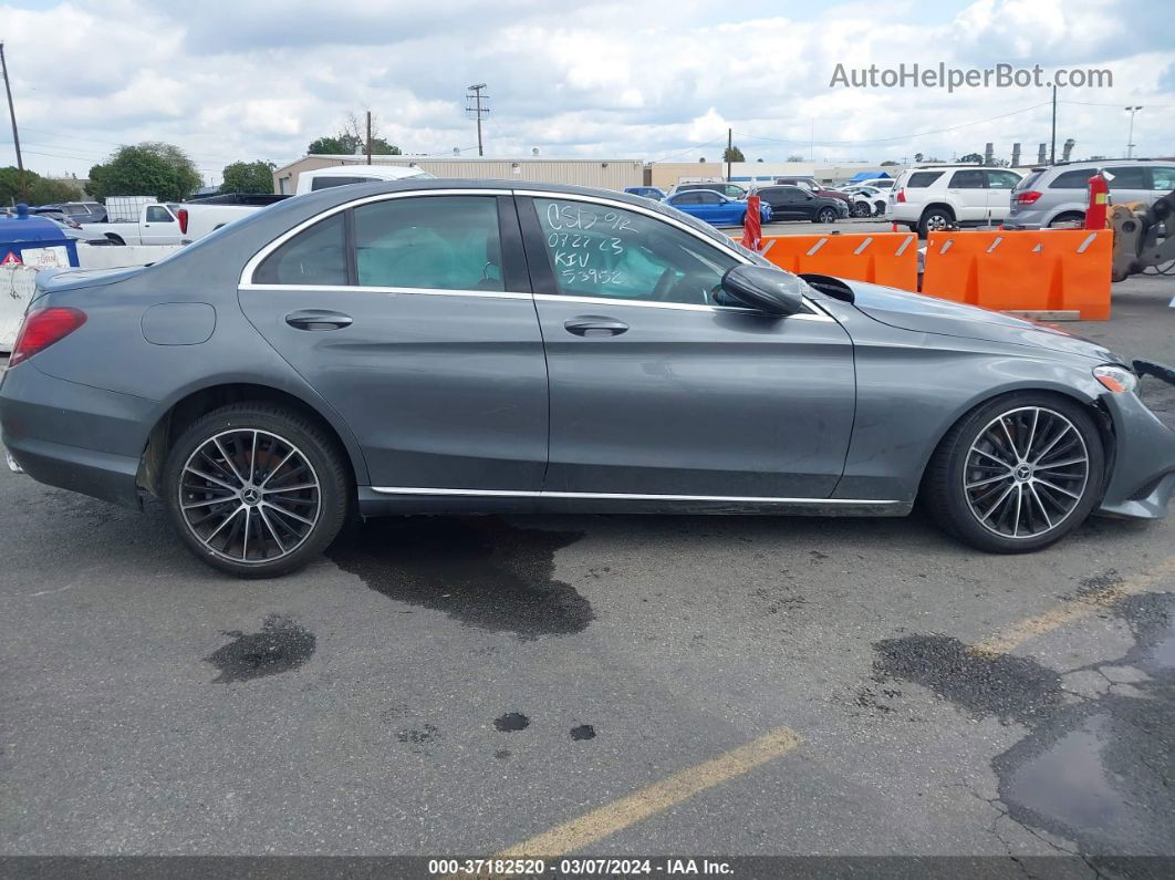 2019 Mercedes-benz C 300 Gray vin: WDDWF8DB4KR460771