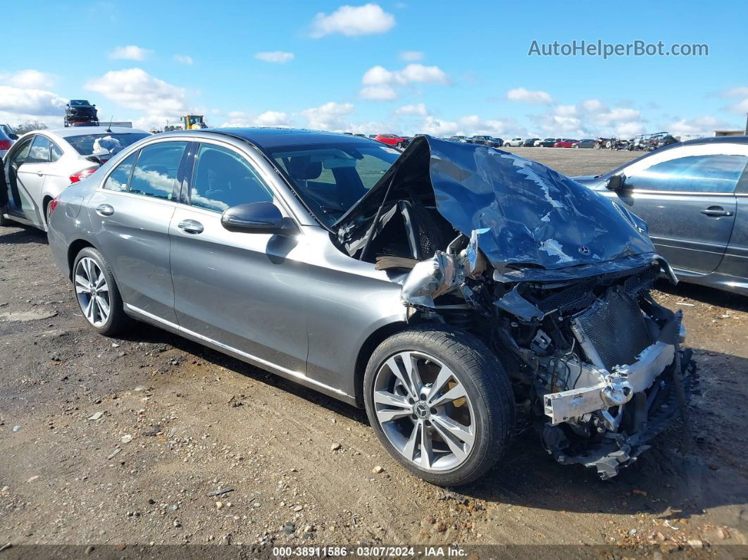 2019 Mercedes-benz C 300   Серый vin: WDDWF8DB5KR483119